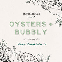  Oysters + Bubbly Pop Up :: January 18th | 3-6pm