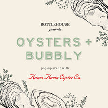  Oysters + Bubbly Pop Up :: December 14th | 3-6pm