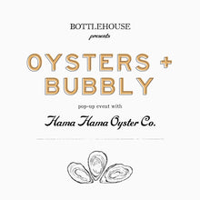  Oysters + Bubbly Pop Up :: October 19th | 3-6pm