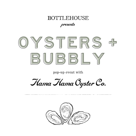 Oysters + Bubbly Pop Up :: January 27th | 3-6pm